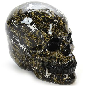 schedel skull met print