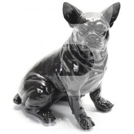 Franse Bulldog met bril (80cm) | Deco