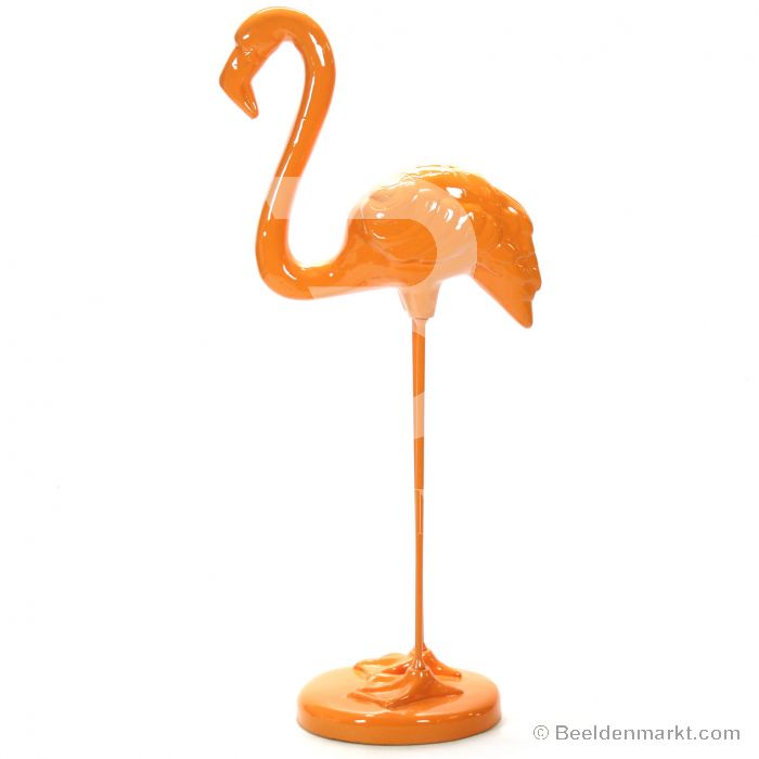 niet single afgewerkt Beeldenmarkt.com flamingo - oranje